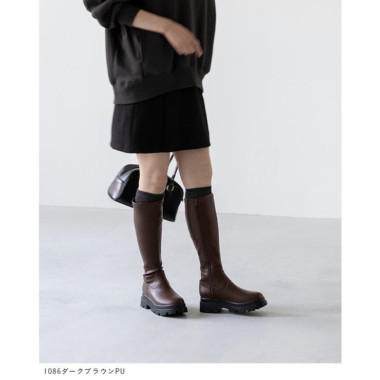 ロングブーツ 膝下 レディース[品番：HSYS0010627]｜welleg