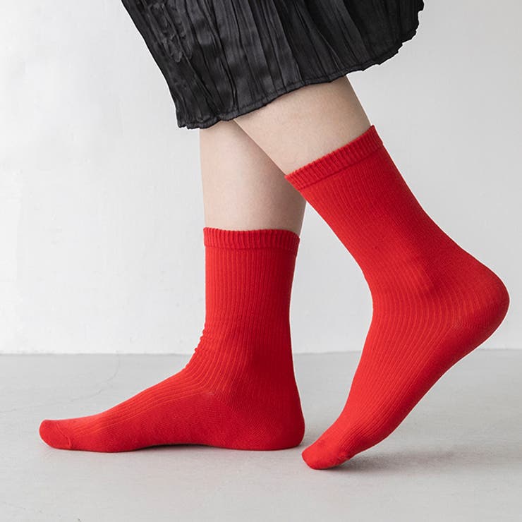 9042レッド | 靴下 ソックス レッグウェア | welleg