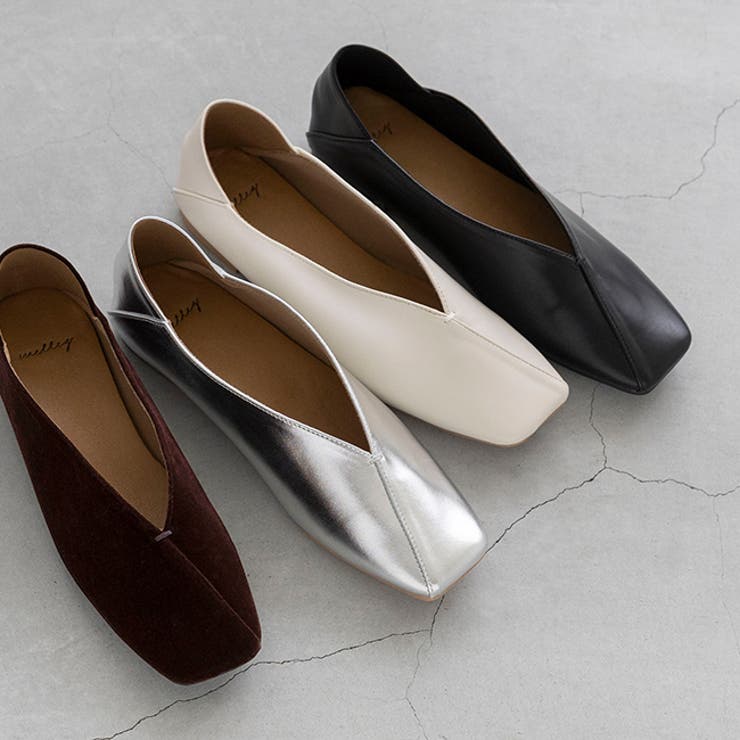 パンプス ぺたんこ 2way | welleg | 詳細画像3 