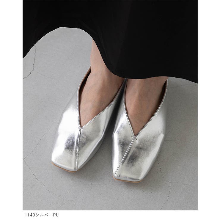 パンプス ぺたんこ 2way | welleg | 詳細画像11 