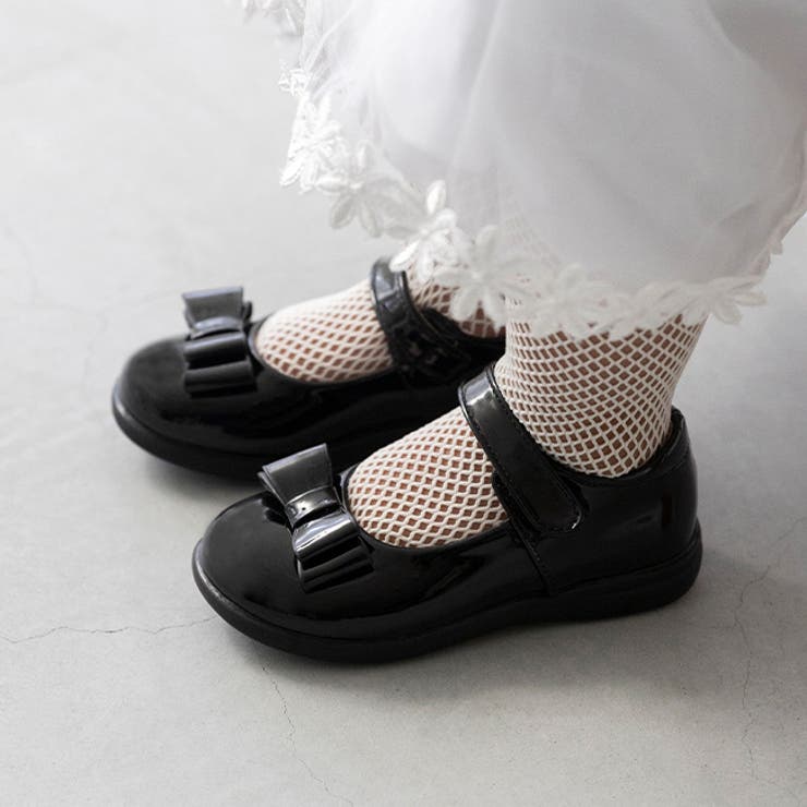 2025ブラック甲リボンEN | 子供靴 キッズシューズ フォーマル | welleg