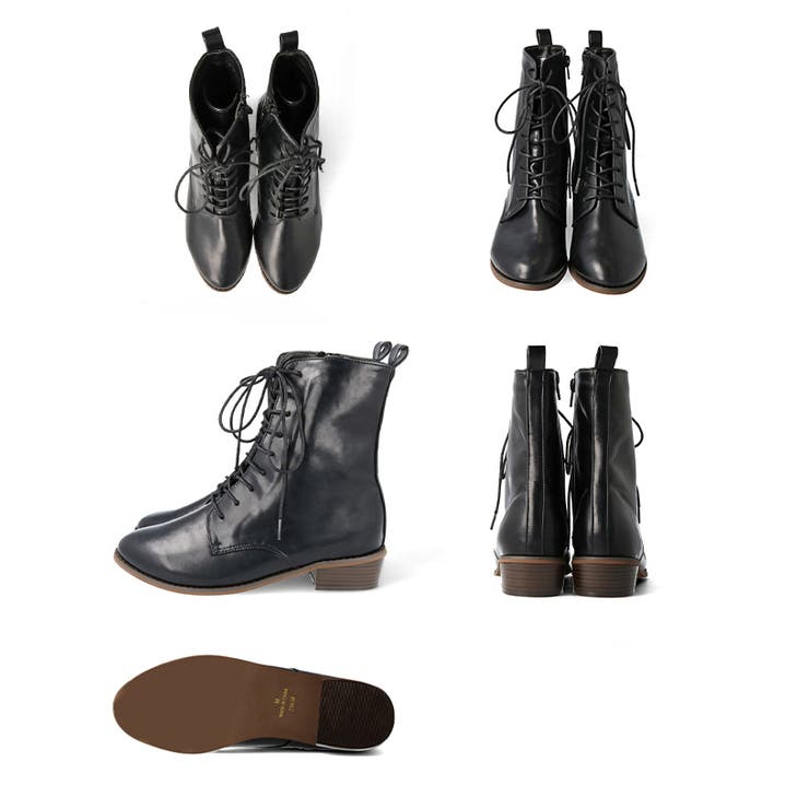 ミドルブーツ レディース レースアップブーツ | welleg | 詳細画像22 