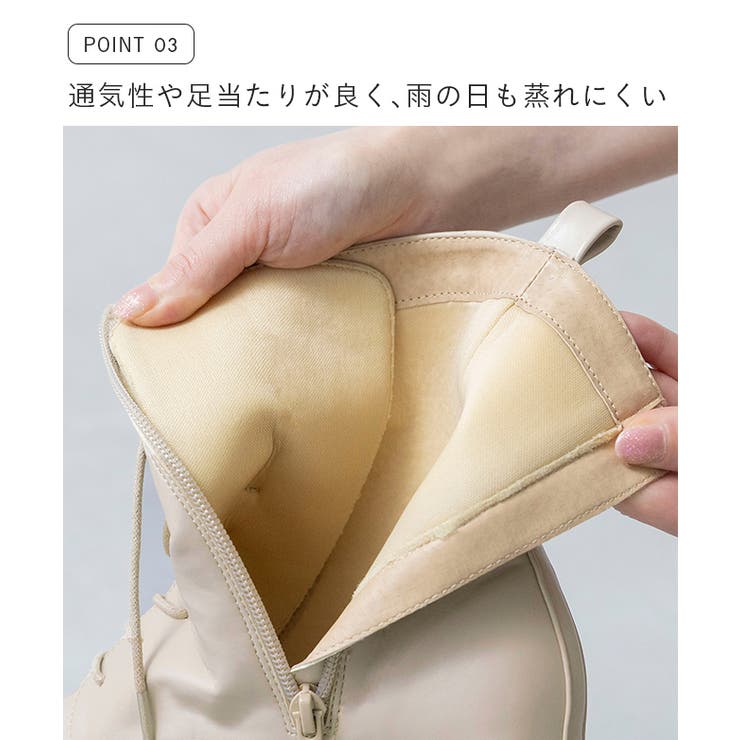 ミドルブーツ レディース レースアップブーツ | welleg | 詳細画像7 