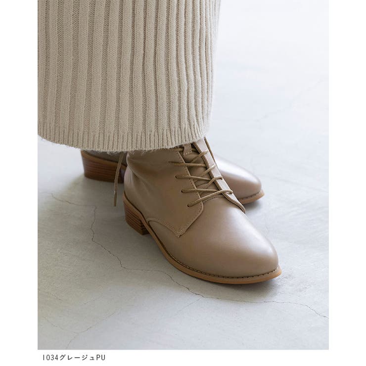 ミドルブーツ レディース レースアップブーツ | welleg | 詳細画像16 