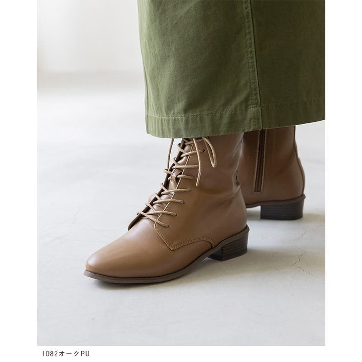 ミドルブーツ レディース レースアップブーツ | welleg | 詳細画像20 