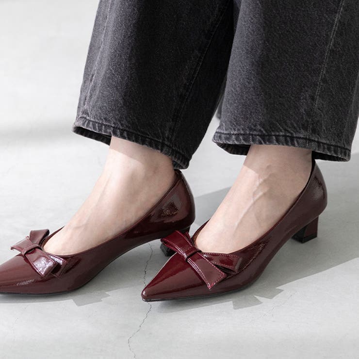 2045ダークレッドEN | パンプス 走れる 履きやすい | welleg