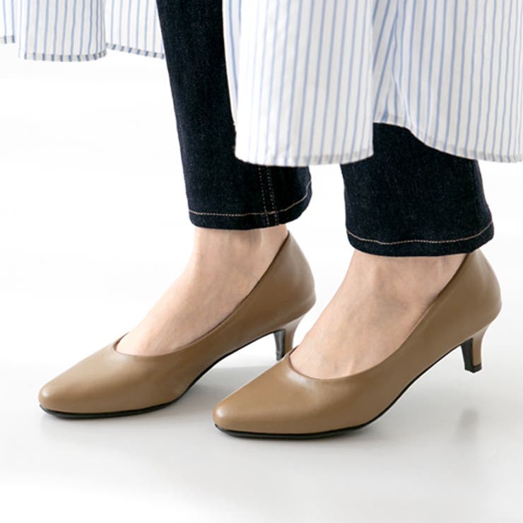 1034グレージュPU | パンプス 走れる 履きやすい | welleg