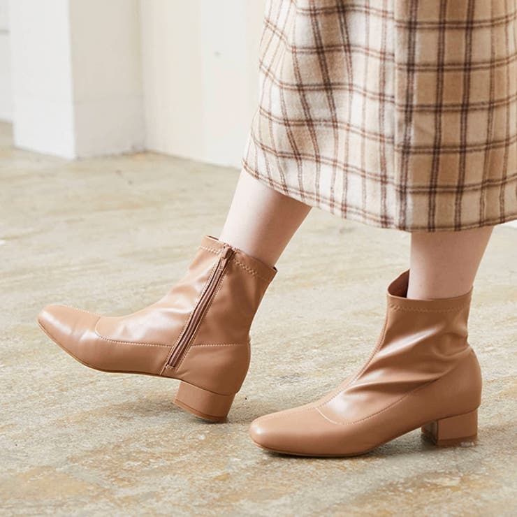 1033ベージュPU | ブーツ ショート ショートブーツ | welleg