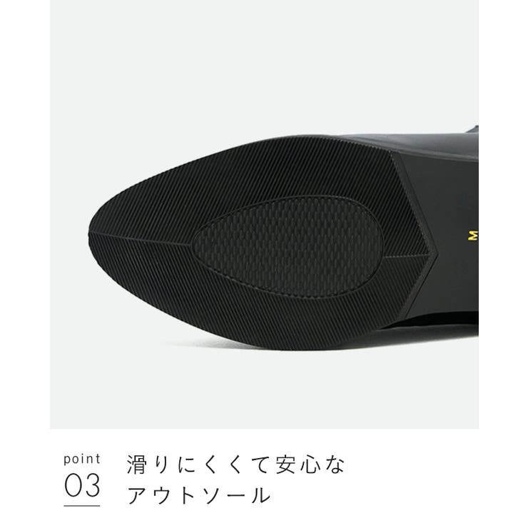 ポインテッドトゥ ローヒール サイドゴア | welleg | 詳細画像22 