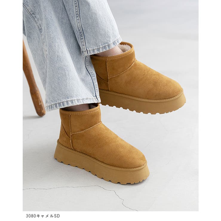 ムートンブーツ 厚底 ボア | welleg | 詳細画像4 