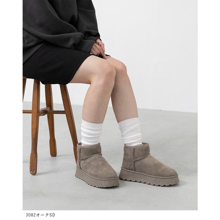 ムートンブーツ 厚底 ボア | welleg | 詳細画像15 