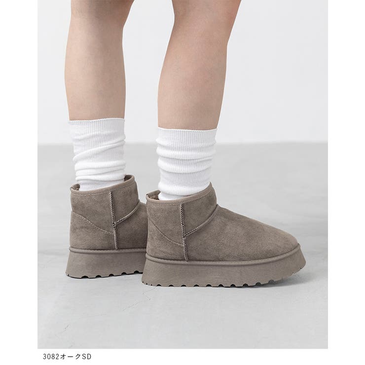 ムートンブーツ 厚底 ボア | welleg | 詳細画像17 