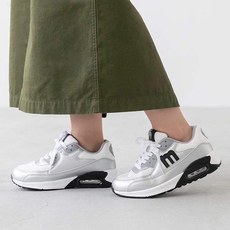 1140シルバーPU | モズ moz スニーカー | welleg