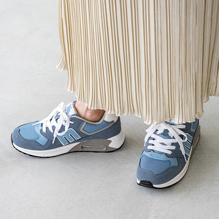 3072ブルー | モズ moz スニーカー | welleg