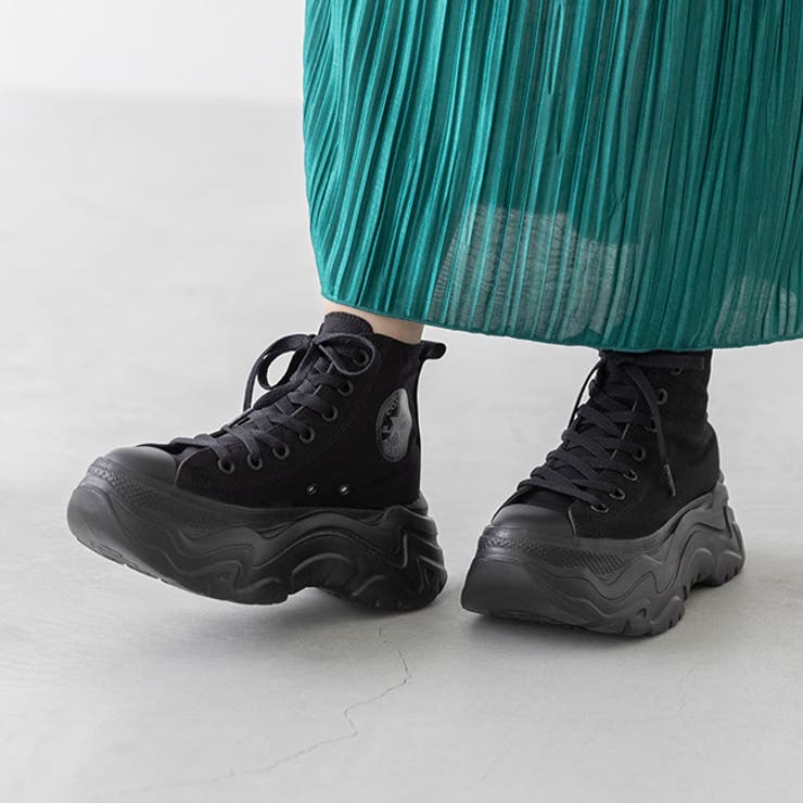 4219ブラックモノクローム／HI | コンバース オールスター シティハイク | welleg