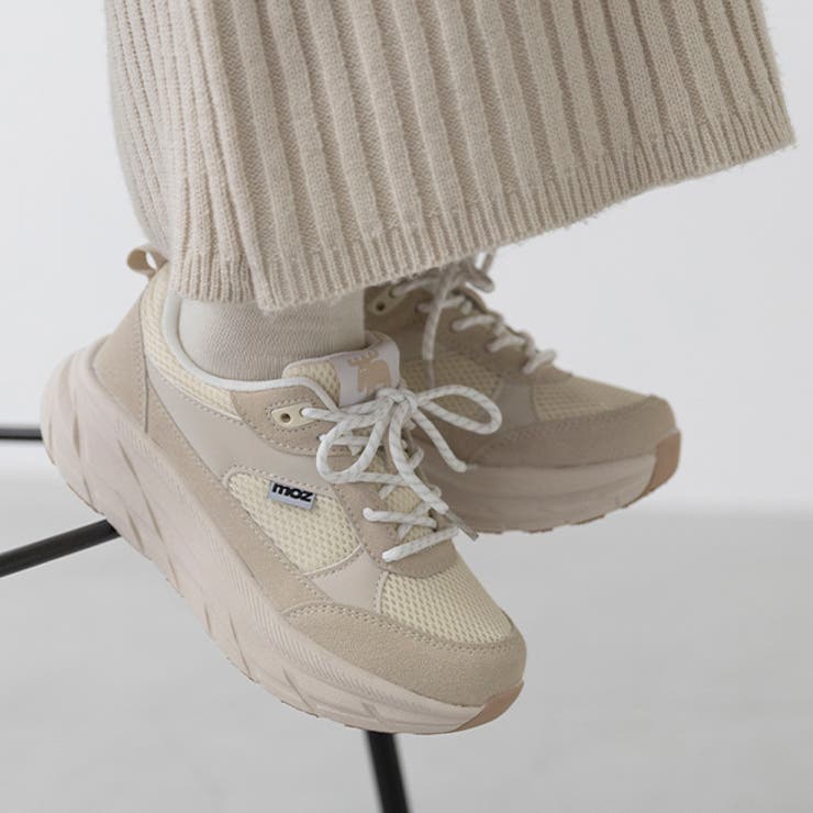 3001アイボリー | モズ moz スニーカー | welleg