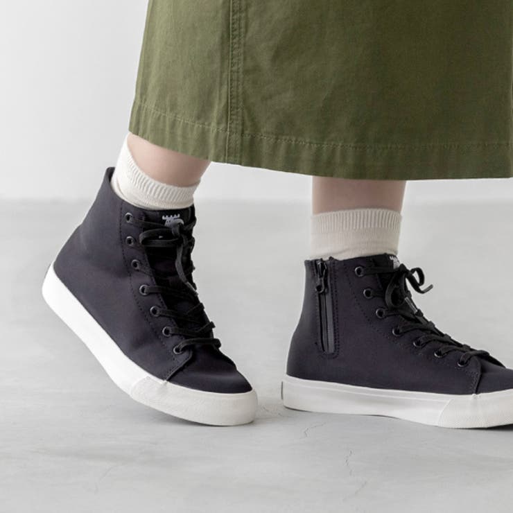 6001ブラック | moz モズ スニーカー | welleg