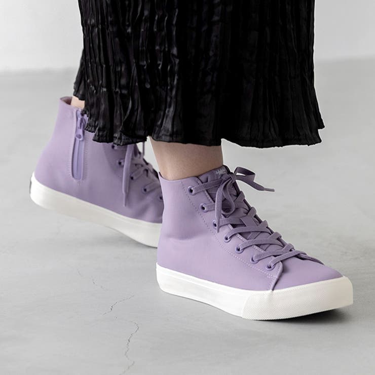 6043ラベンダー | moz モズ スニーカー | welleg