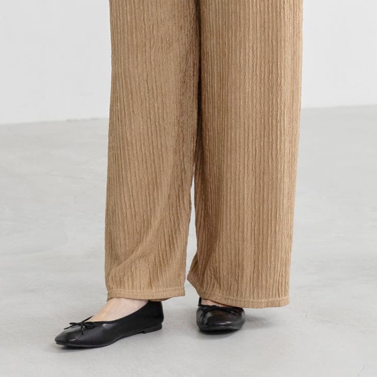 9033ベージュ | ワイドパンツ ボトムス レディース | welleg