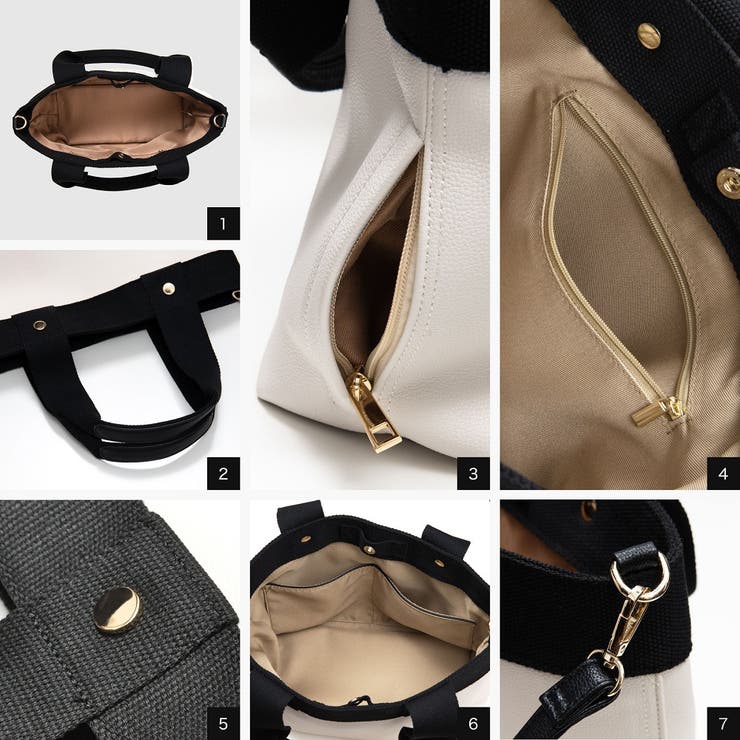 ショルダーベルト付きトートバッグ fluffy mini | welleg | 詳細画像12 