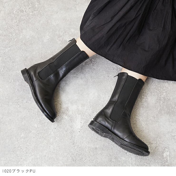 ロング丈 サイドゴアブーツ レディース | welleg | 詳細画像14 