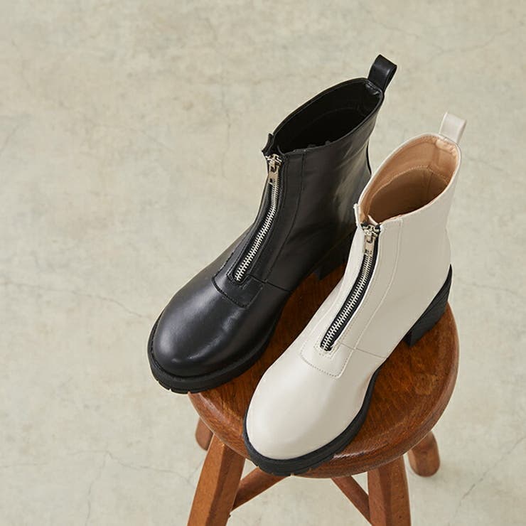 フロントファスナーショートブーツ レディース ブーツ 品番 Hsys Welleg ウェレッグ のレディース ファッション通販 Shoplist ショップリスト