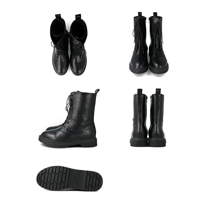 レースアップブーツ レディース 厚底 | welleg | 詳細画像18 