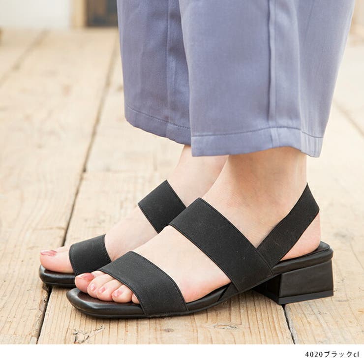スクエアトゥゴムサンダル サンダル ストラップサンダル 品番 Hsys Welleg ウェレッグ のレディースファッション通販 Shoplist ショップリスト