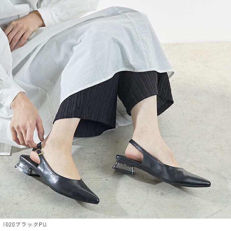 バックストラップミュールサンダル レディース パンプス[品番