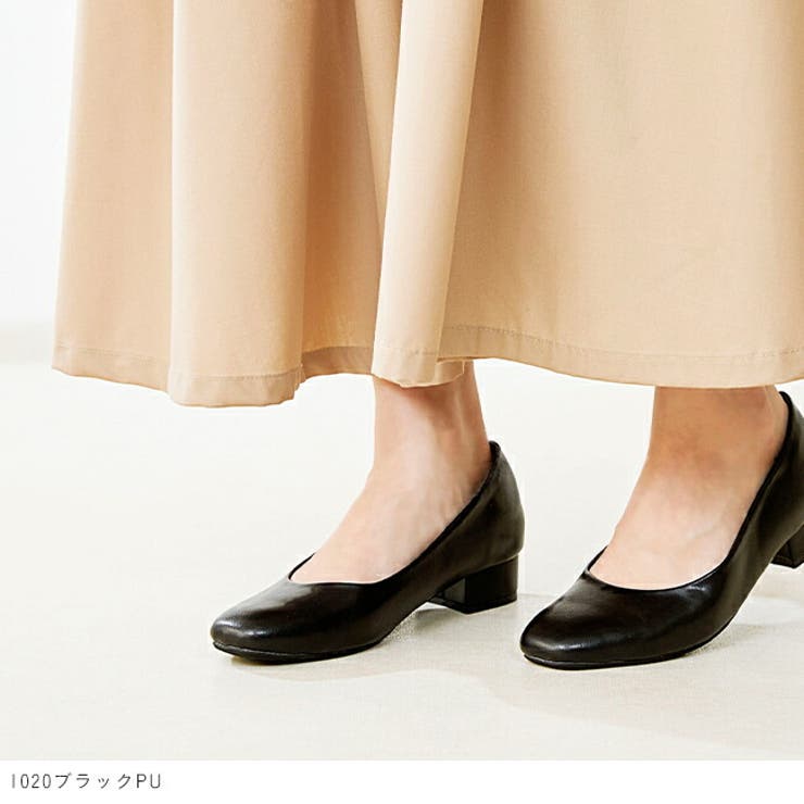 スクエアトゥチャンキーヒールパンプス レディース パンプス | welleg | 詳細画像7 