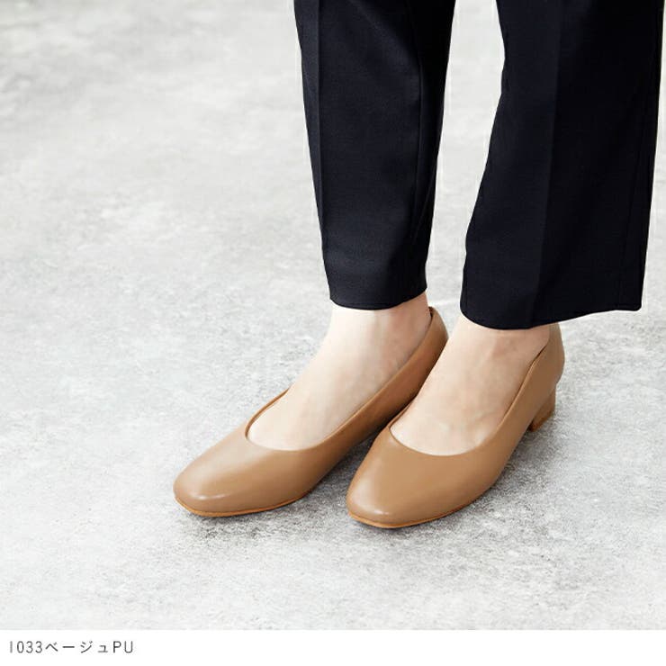 スクエアトゥチャンキーヒールパンプス レディース パンプス | welleg | 詳細画像10 