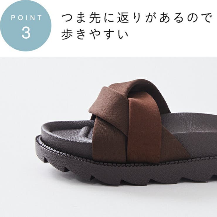 編み込みベルト クロスサンダル レディース | welleg | 詳細画像17 