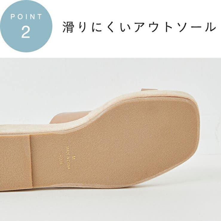 スクエアトゥ 厚底 親指トングサンダル | welleg | 詳細画像11 
