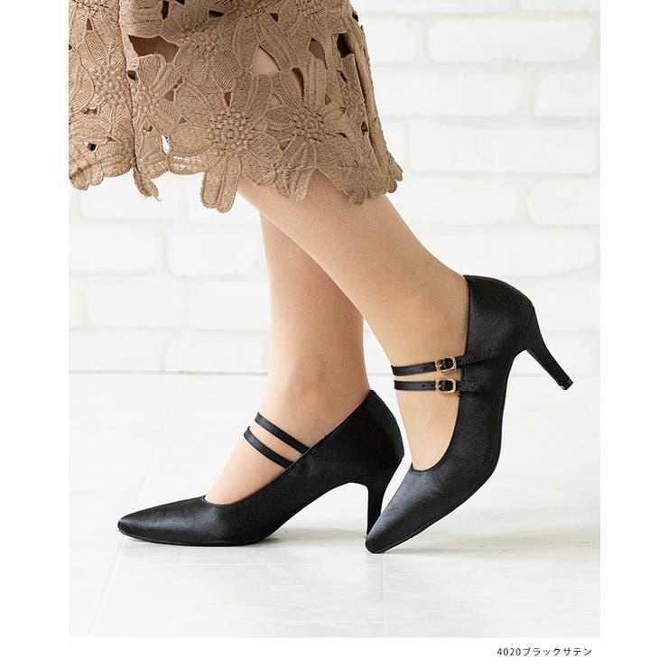 ダブルストラップパンプス 滑らない 大きいサイズ 品番 Hsys Welleg ウェレッグ のレディースファッション通販 Shoplist ショップリスト