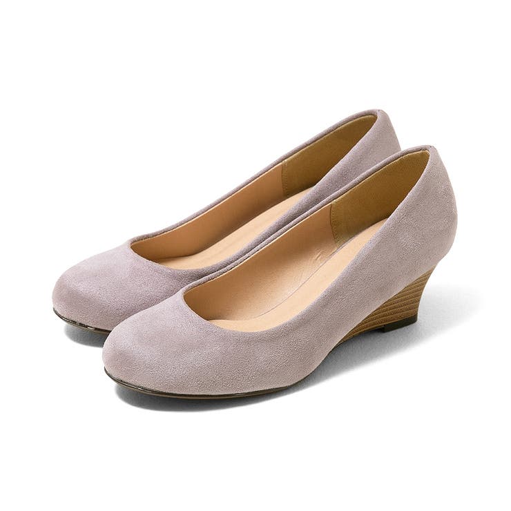 3110ラベンダーウェッジsd | 選べる3タイプ 5cmヒール ラウンドトゥ | welleg