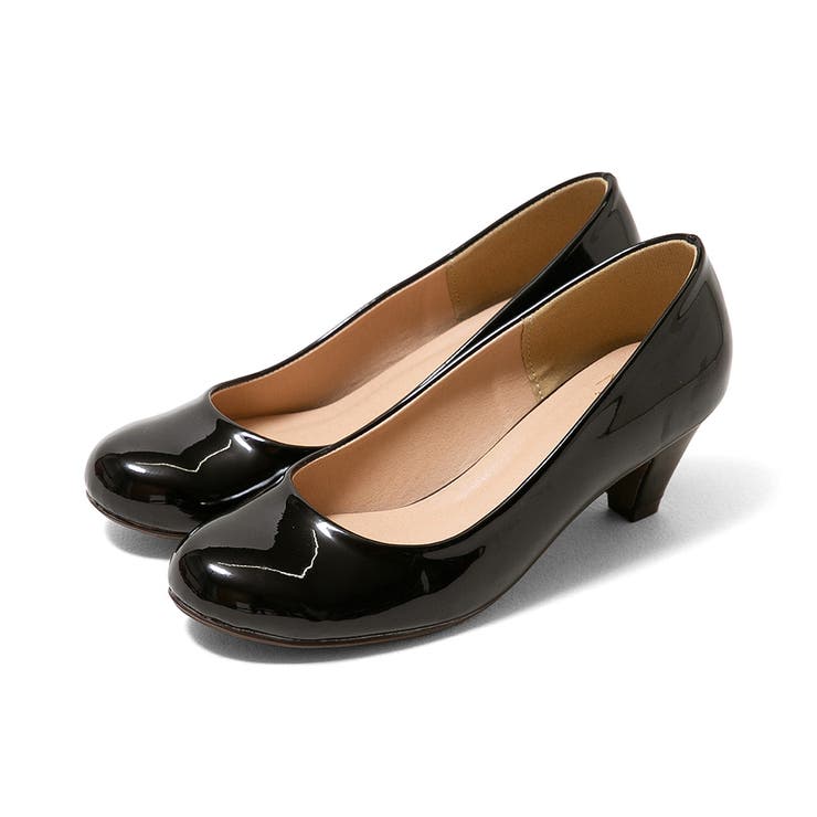 2026ブラックen巻きヒール | 選べる3タイプ 5cmヒール ラウンドトゥ | welleg