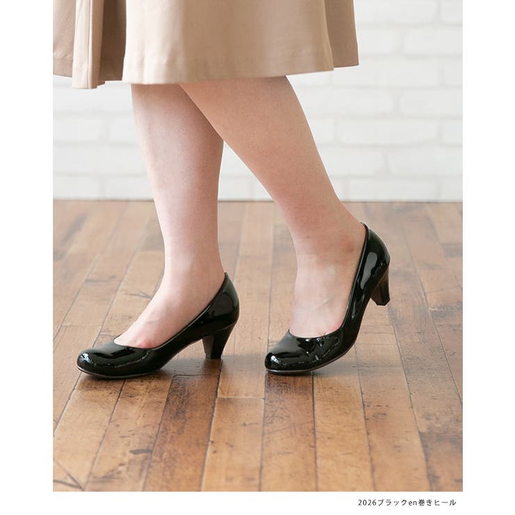 選べる3タイプ 5cmヒール ラウンドトゥ | welleg | 詳細画像16 