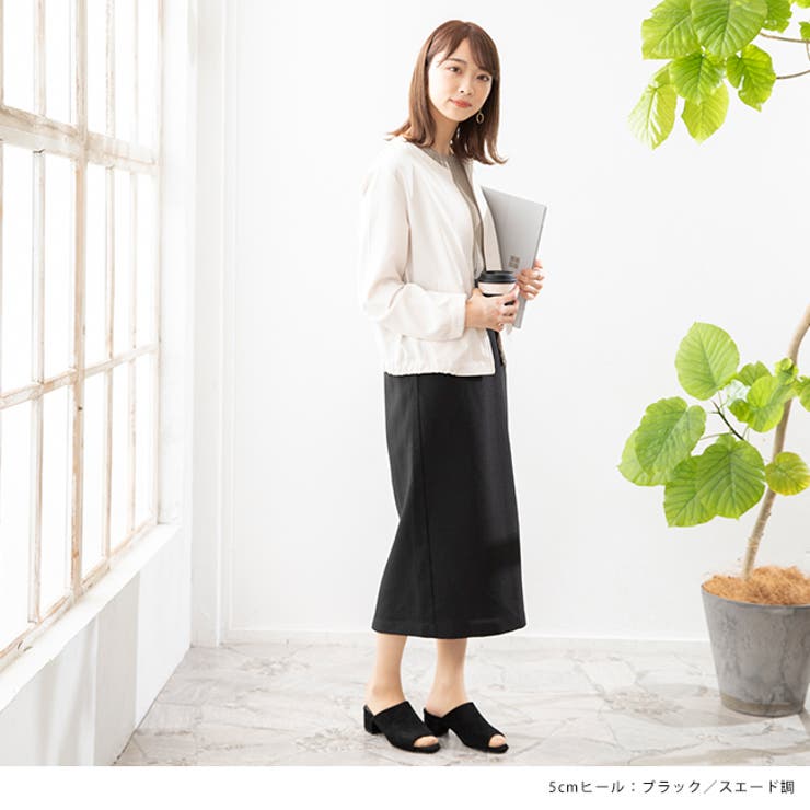 オフィスで履き替え オフィスミュールサンダル 5㎝ヒールver | welleg | 詳細画像5 