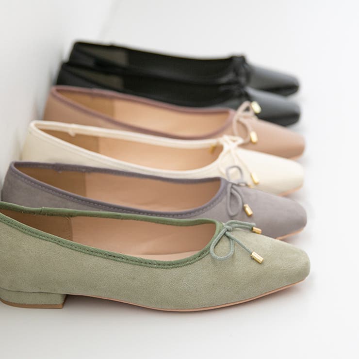 バレエシューズ ぺたんこ靴 履きやすい | welleg | 詳細画像3 