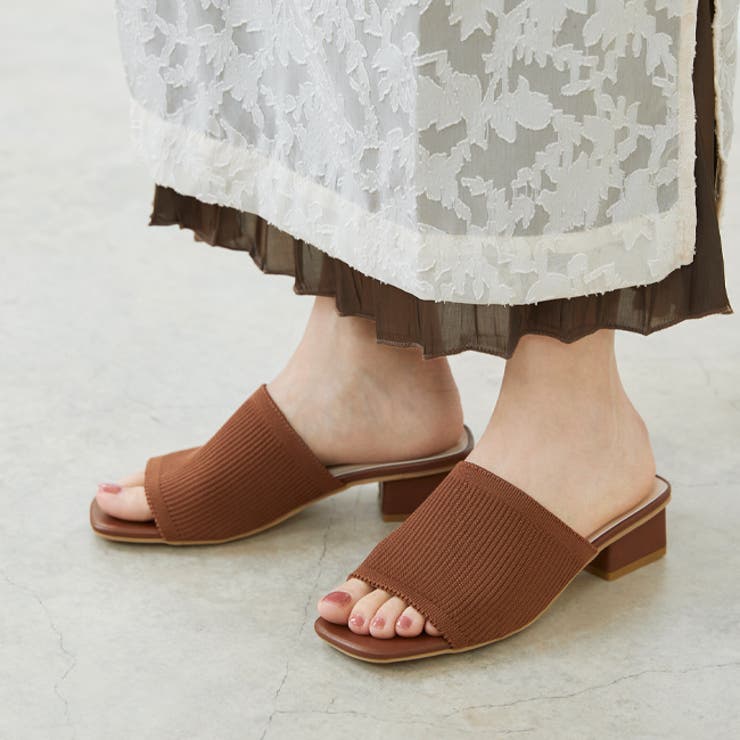 4084ブラウンCL | ミュール サンダル レディース | welleg