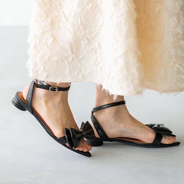 4020ブラック | ストラップサンダル 脱げない レディース | welleg