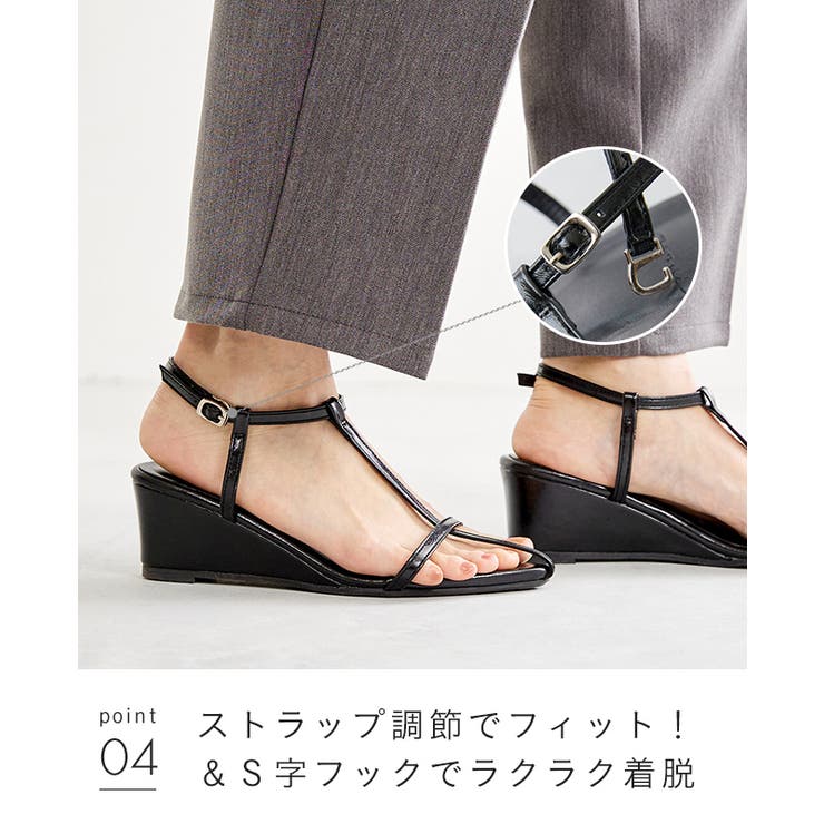 ストラップサンダル 脱げない レディース | welleg | 詳細画像27 
