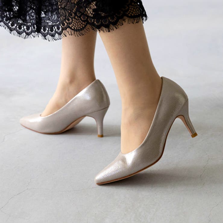 4140シルバーCL | 軽量 静音 走れるパンプス | welleg