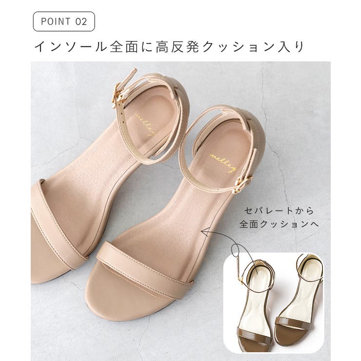 ストラップサンダル レディース アンクルストラップ | welleg | 詳細画像6 