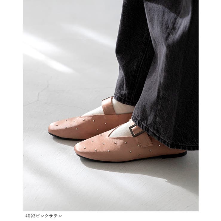 パンプス 走れる スタッズ[品番：HSYS0010485]｜welleg（ウェレッグ