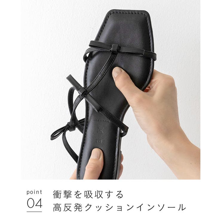 サンダル レディース フラットヒール | welleg | 詳細画像18 