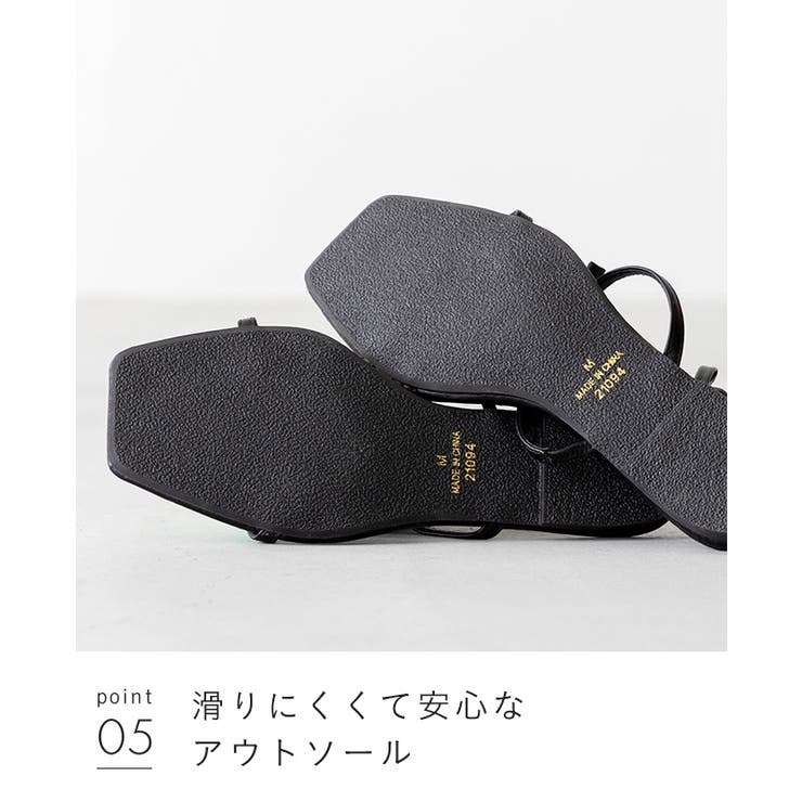サンダル レディース フラットヒール | welleg | 詳細画像19 