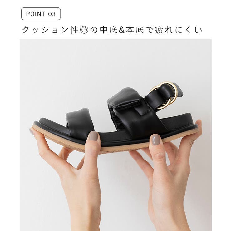 ストラップサンダル 脱げない レディース | welleg | 詳細画像7 