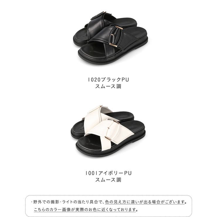 サンダル ゴールドバックル レディース | welleg | 詳細画像2 