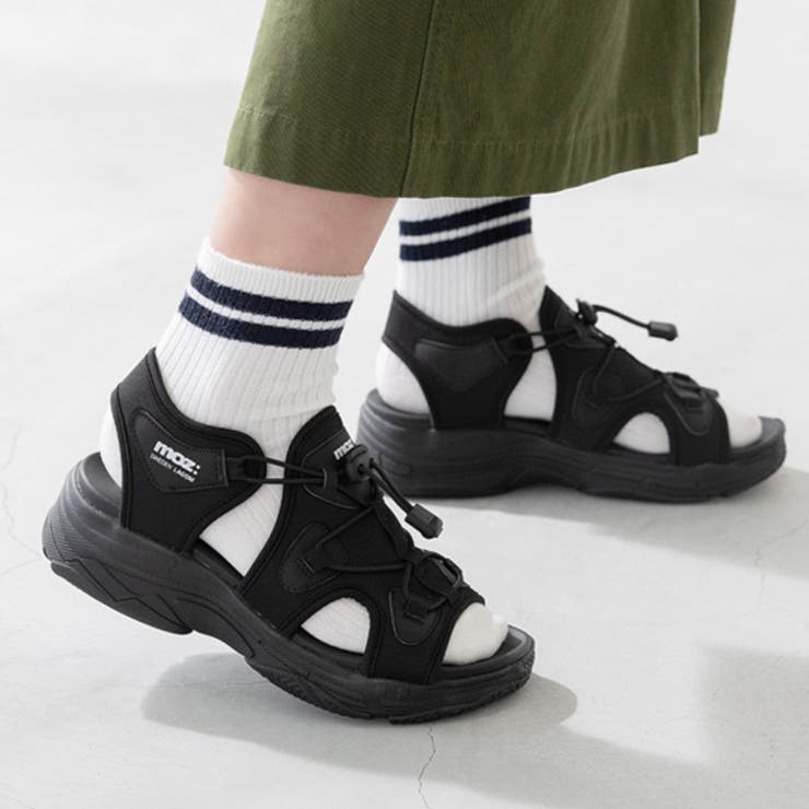 4020ブラック | moz モズ スポーツサンダル | welleg